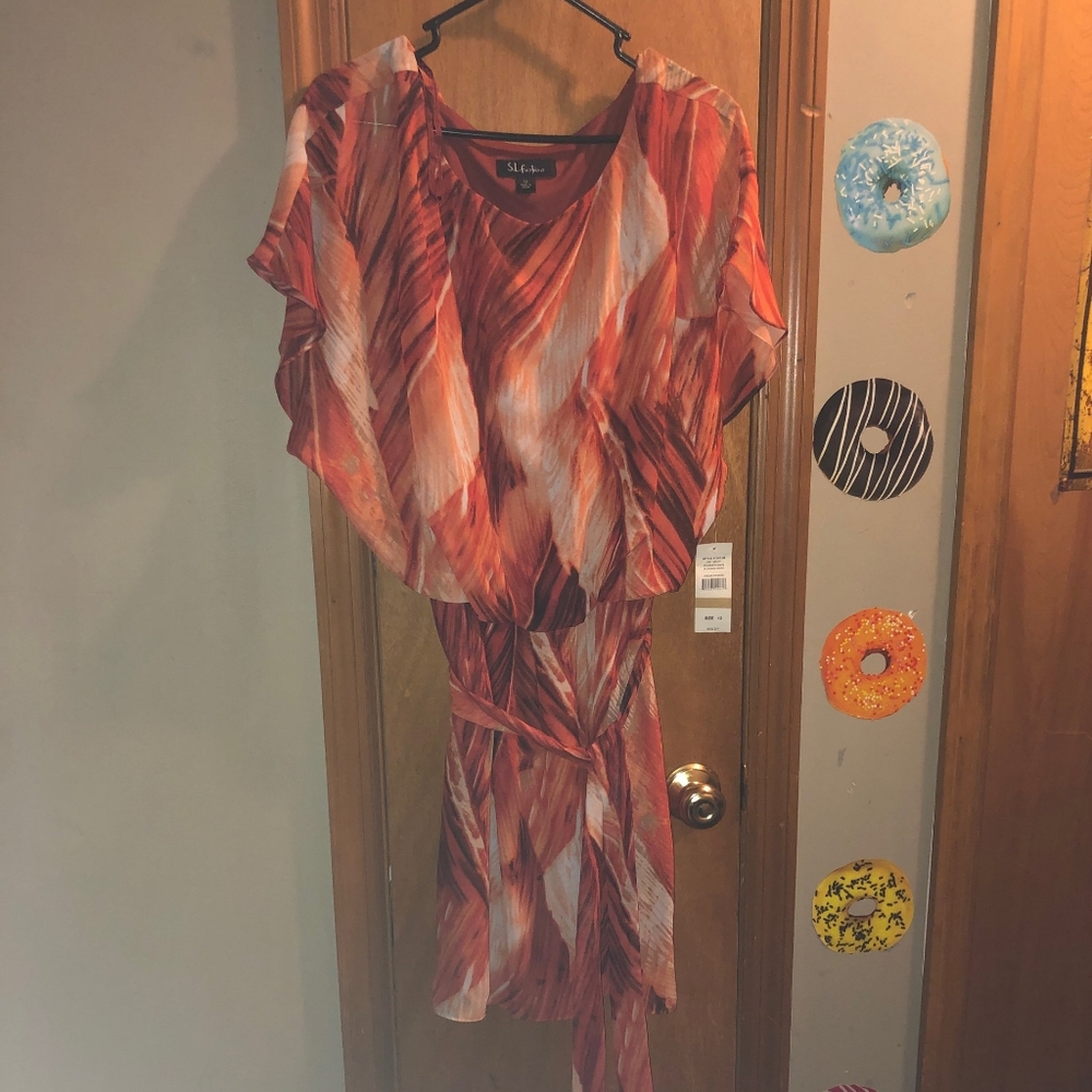 Orange dress